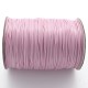 lt pink korean waxed polyester cord string 0.5/1/1.5/2/3mm round 1 roll