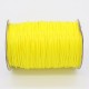neon yellow korean waxed polyester cord string 0.5/1/1.5/2/3mm round 1 roll