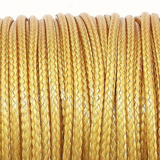 darkgoldenrod korean waxed polyester cord string 0.5/1/1.5/2/3mm round 1 roll