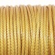 darkgoldenrod korean waxed polyester cord string 0.5/1/1.5/2/3mm round 1 roll