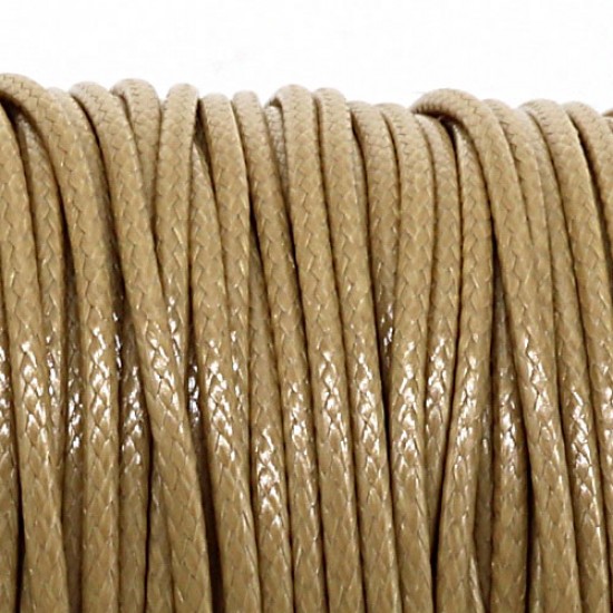 lt brown korean waxed polyester cord string 0.5/1/1.5/2/3mm round 1 roll